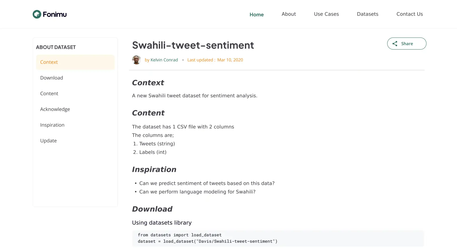 Datasets-description - fonimu